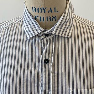 Double Pinstriped Button Down